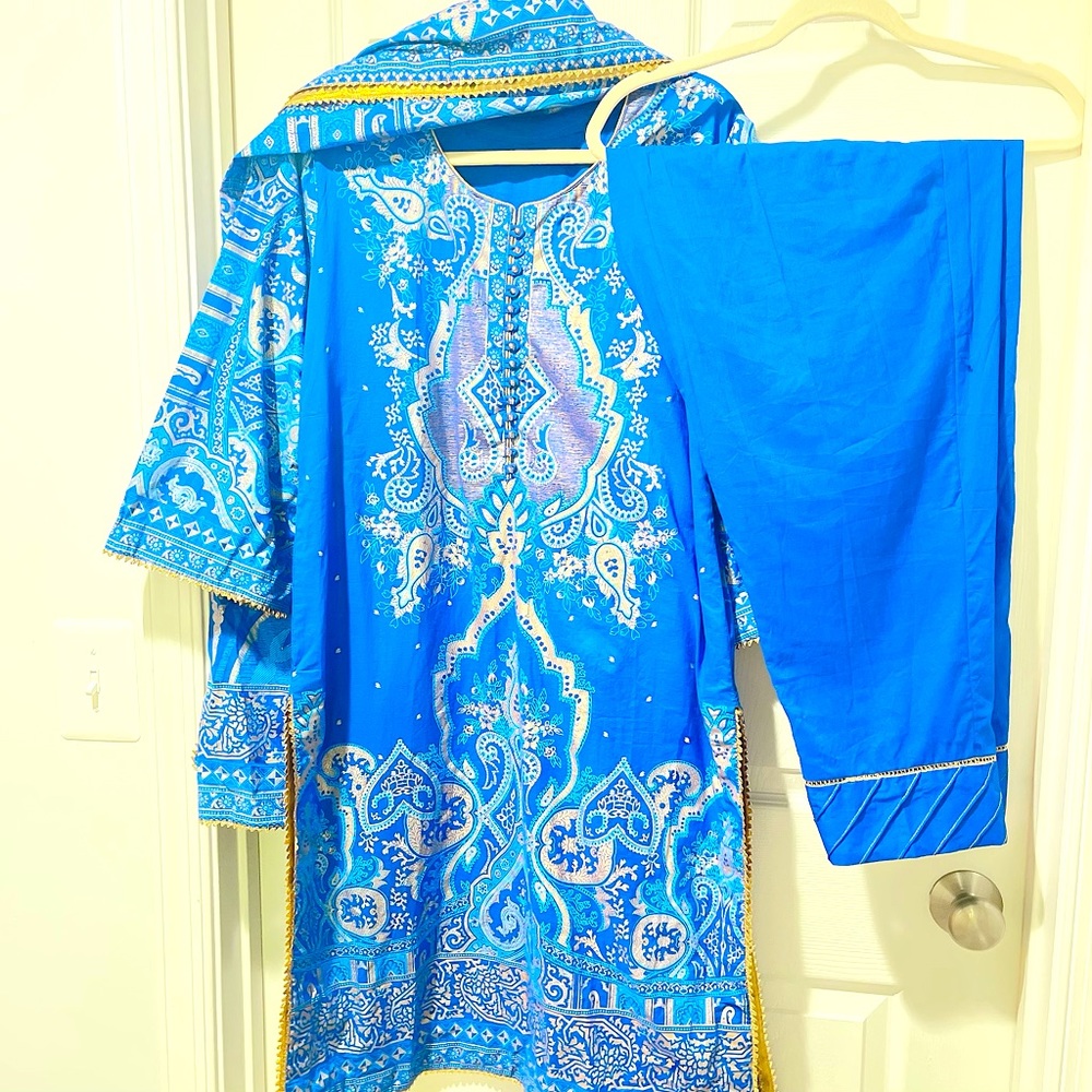 Pakistani shirt shalwar size medium